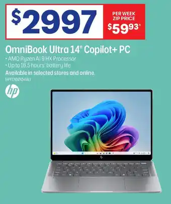 Officeworks OmniBook Ultra 14" Copilot+ PC offer