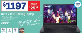 Officeworks Nitro V 15.6" Gaming Laptop offer