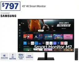 Officeworks 43" 4K Smart Monitor offer