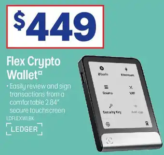 Officeworks Flex Crypto Wallet offer