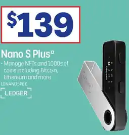 Officeworks Nano S Plus offer