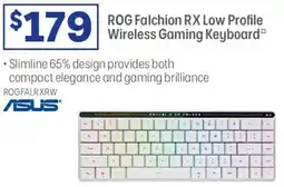 Officeworks ROG Falchion RX Low Profile Wireless Gaming Keyboard offer