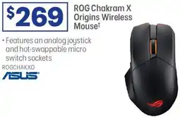 Officeworks ROG Chakram X Origins Wireless offer