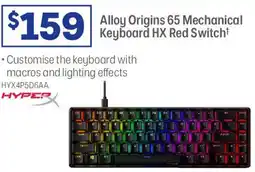 Officeworks Alloy Origins 65 Mechanical Keyboard HX Red Switch offer