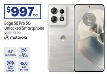 Officeworks Edge 50 Pro 5G Unlocked Smartphone offer