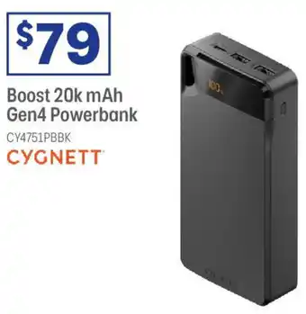 Officeworks Boost 20k mAh Gen4 Powerbank offer