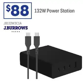 Officeworks 132W Power Station offer