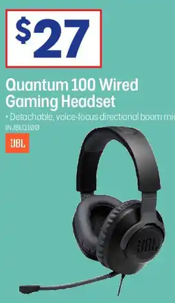 Officeworks Quantum 100 Wired Gaming Headset offer