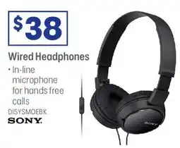 Officeworks Wired Headphones offer