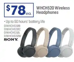 Officeworks WHCH520 Wireless Headphones offer