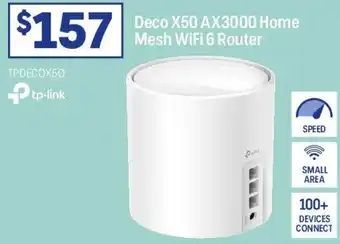 Officeworks Deco X50 AX3000 Home Mesh WiFi 6 Router offer