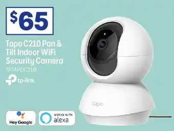 Officeworks Tapo C210 Pan & Tilt Indoor WiFi Security Camera offer