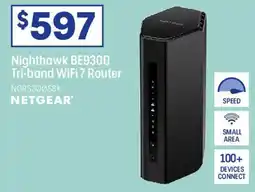 Officeworks Nighthawk BE9300 Tri-band WiFi 7 Router offer