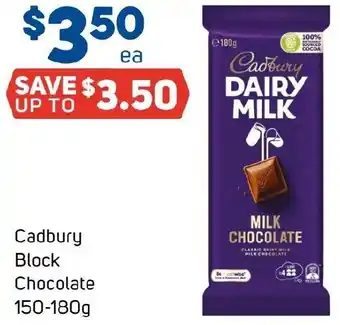 Foodland Cadbury Block Chocolate offer