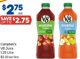 Foodland Campbell's V8 Juice offer