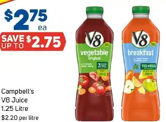 Foodland Campbell's V8 Juice offer