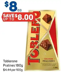 Foodland Toblerone Pralines offer