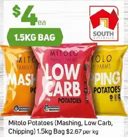 Foodland Mitolo Potatoes Mashing, Low Carb, Chipping offer