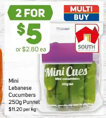 Foodland Mini cucumbers Cucumbers offer