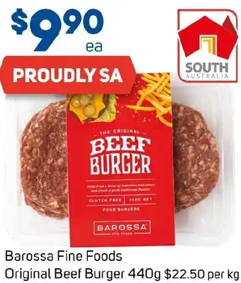 Foodland Barossa Fine Foods Original Beef Burger offer