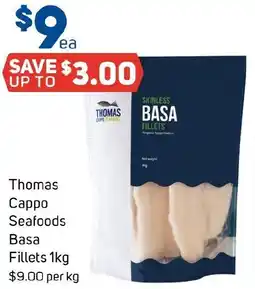 Foodland Thomas Cappo Seafoods Basa Fillets offer