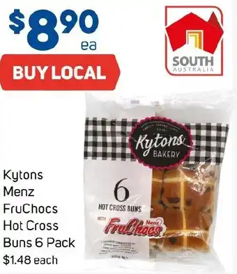 Foodland Kytons Menz FruChocs  Hot Cross offer