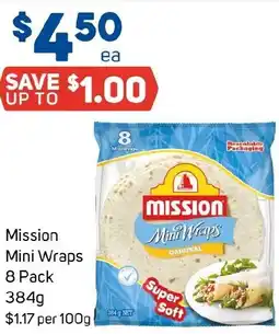 Foodland Mission Mini Wraps offer