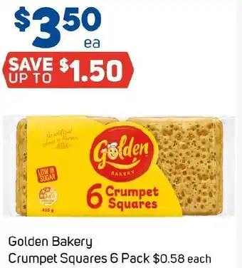 Foodland Golden Bakery Crumpet Squares offer