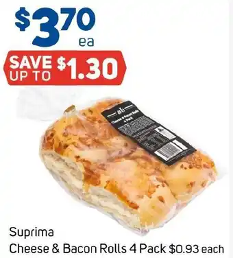 Foodland Suprima Cheese & Bacon Rolls offer