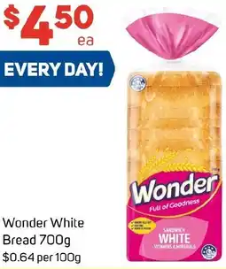 Foodland Wonder White Bread offer