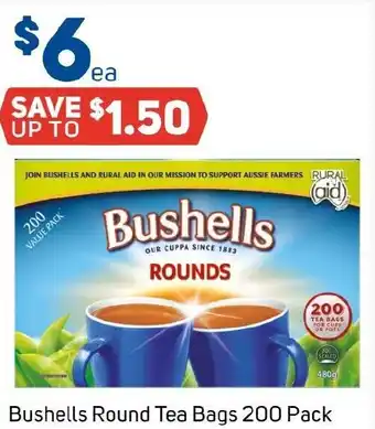 Foodland Bushells Round Tea Bags offer