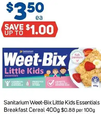 Foodland Sanitarium Weet-Bix Little Kids Essentials Breakfast Cereal offer