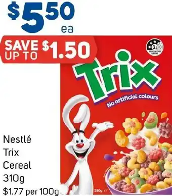 Foodland Nestlé Trix Cereal offer