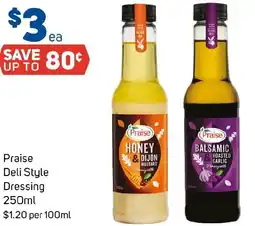 Foodland Praise Deli Style Dressing offer