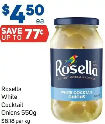 Foodland Rosella White Cocktail Onions offer