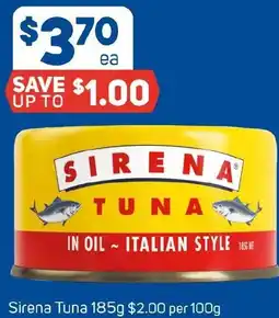 Foodland Sirena Tuna offer