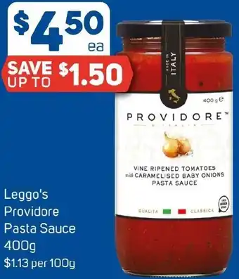 Foodland Leggo's Providore Pasta Sauce offer