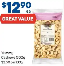 Foodland Yummy Cashews offer