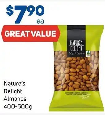 Foodland Nature's Delight Almonds offer