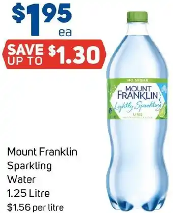 Foodland Mount Franklin Sparkling Water offer