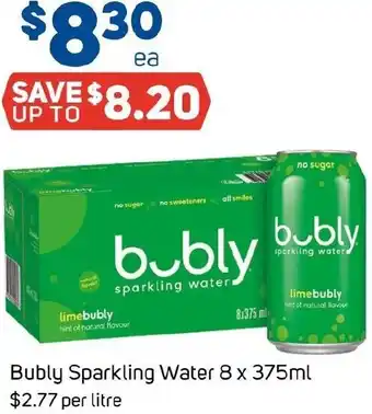 Foodland Bubly Sparkling Wate offer