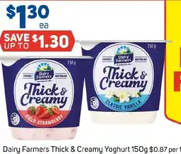 Foodland Dairy Farmers Thick & Creamy Yoghurt offer