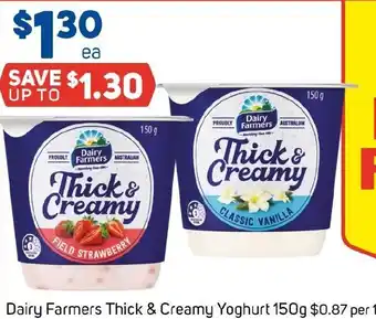 Foodland Dairy Farmers Thick & Creamy Yoghurt offer