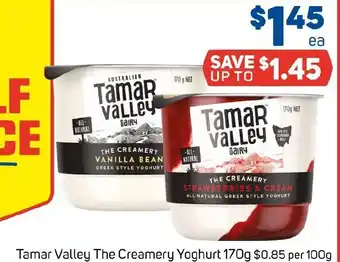 Foodland Tamar Valley The Creamery Yoghurt offer