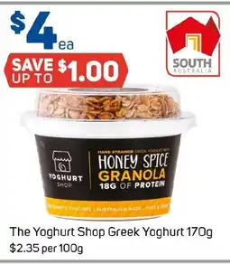 Foodland The Yoghurt Shop Greek Yoghurt offer