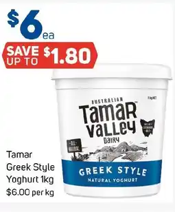 Foodland Tamar Greek Style Yoghurt offer