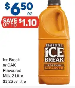 Foodland Ice Break or OAK Flavoured Milk offer