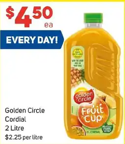 Foodland Golden Circle Cordial offer