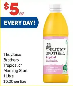 Foodland The Juice Brothers Tropical or Morning Start offer