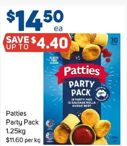 Foodland Patties Party Pack offer